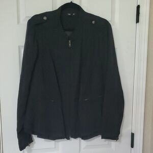 Torrid Black Military Jacket